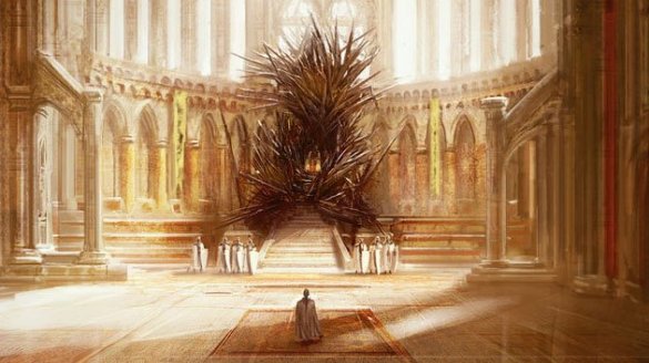 The Iron Throne from George R.R. Martin's "Game of Thrones."